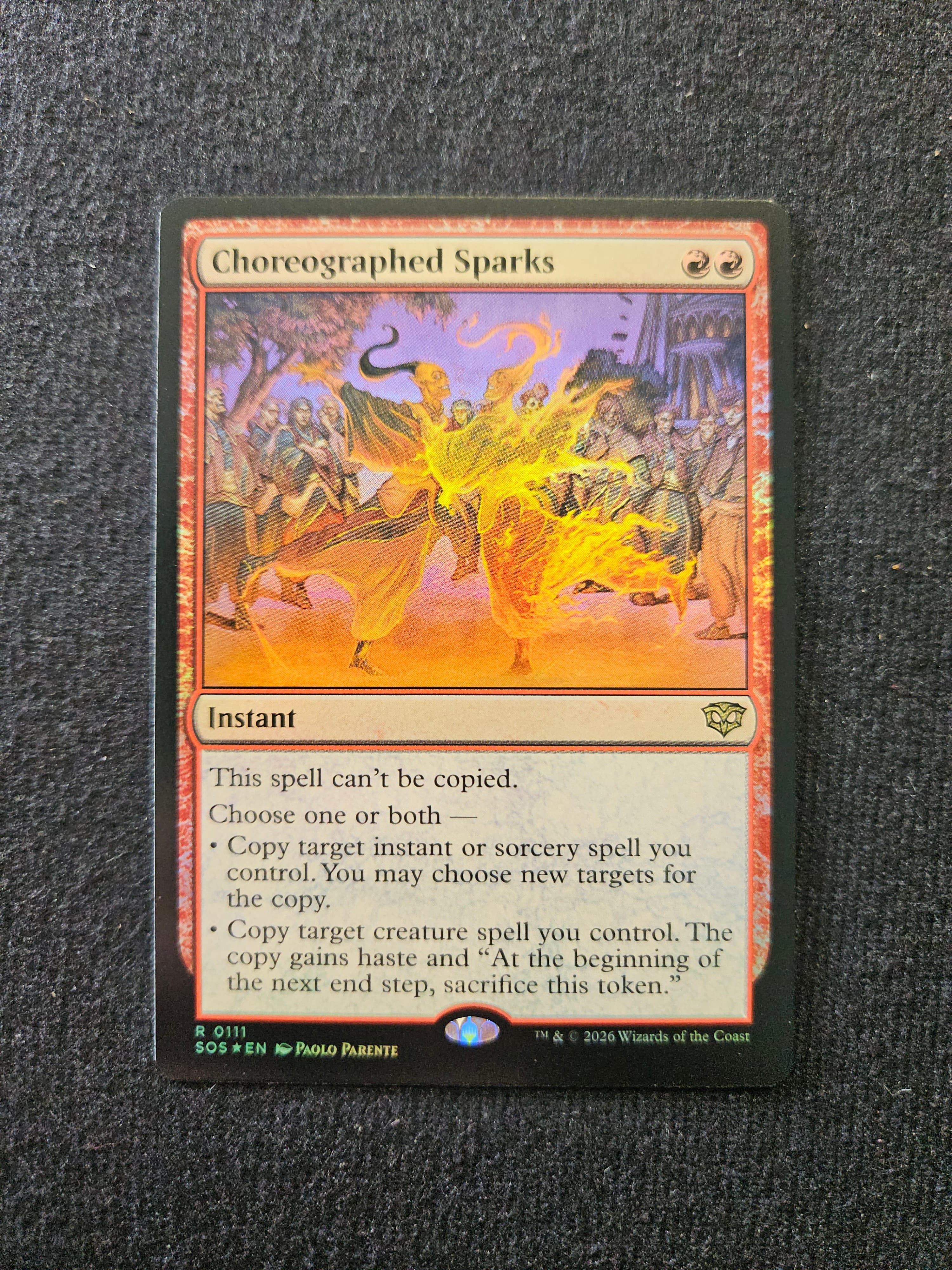 Choreographed Sparks