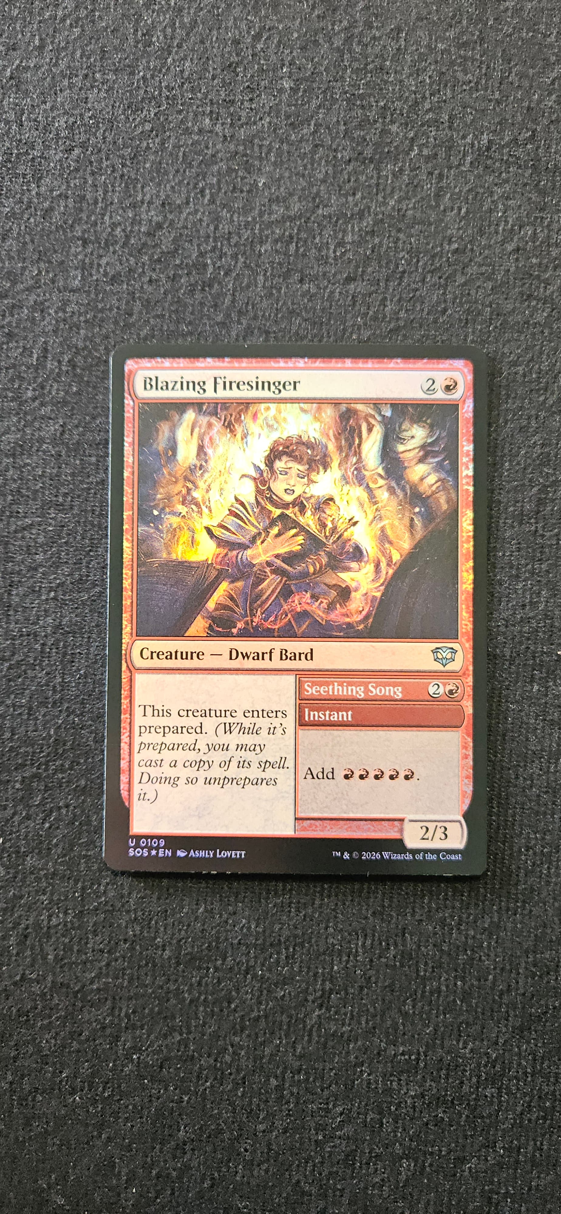 Blazing Firesinger