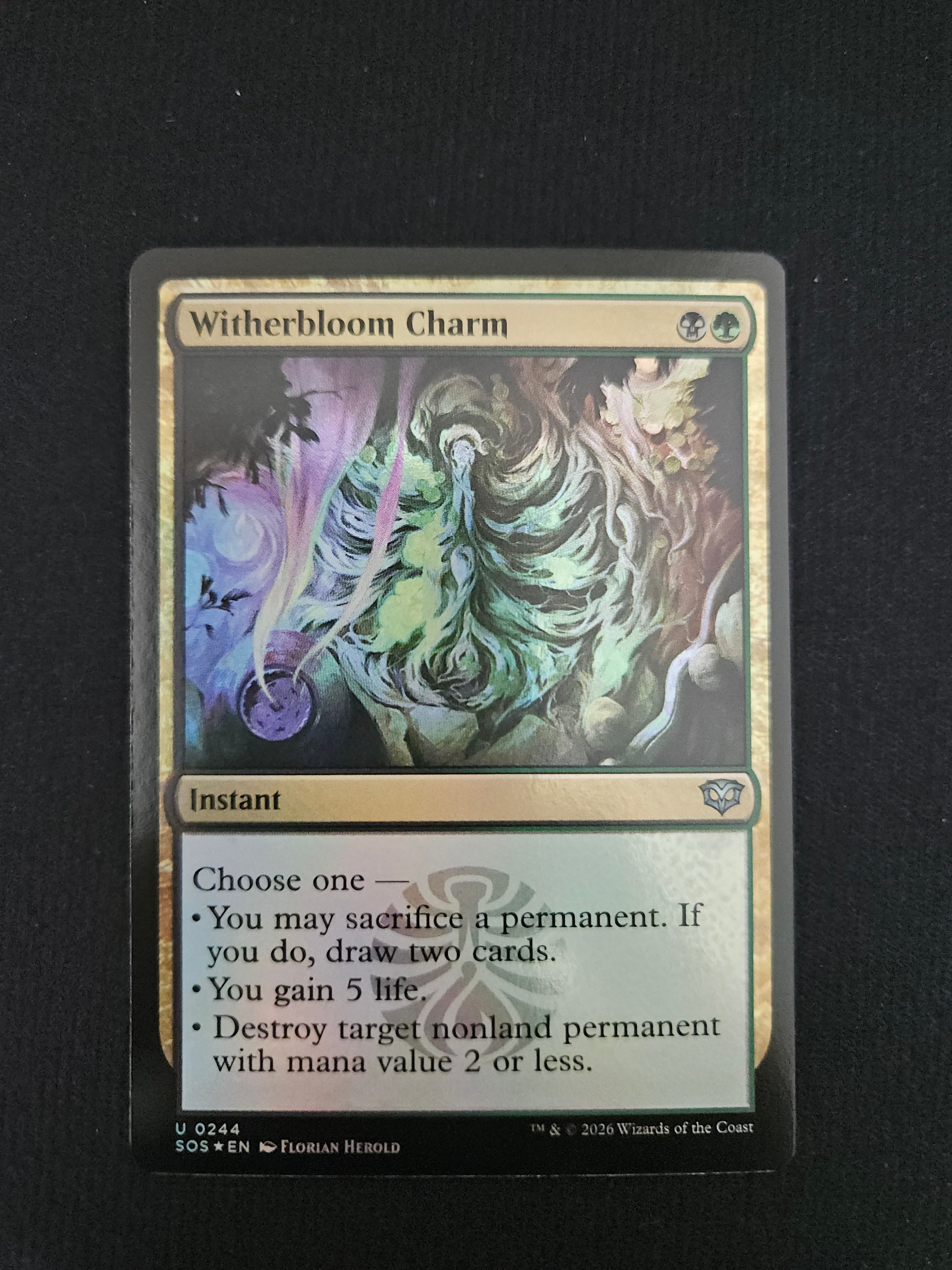 Witherbloom Charm