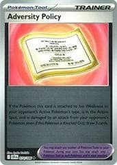 Adversity Policy (reverse holo)
