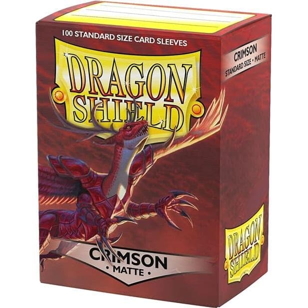 Dragon Shield: Crimson - Matte Sleeves (100 ct)