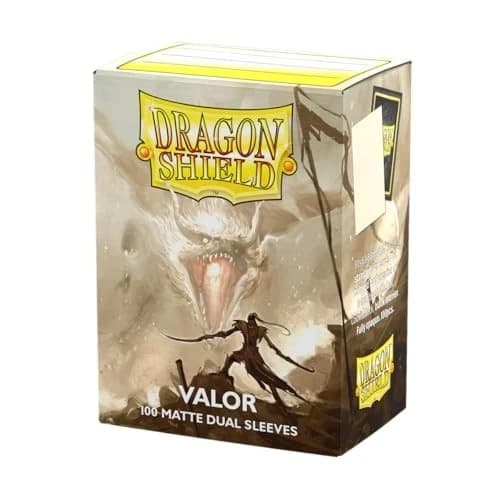 Dragon Shield Valor Matte Dual Sleeves Standard Size 100 Sleeves