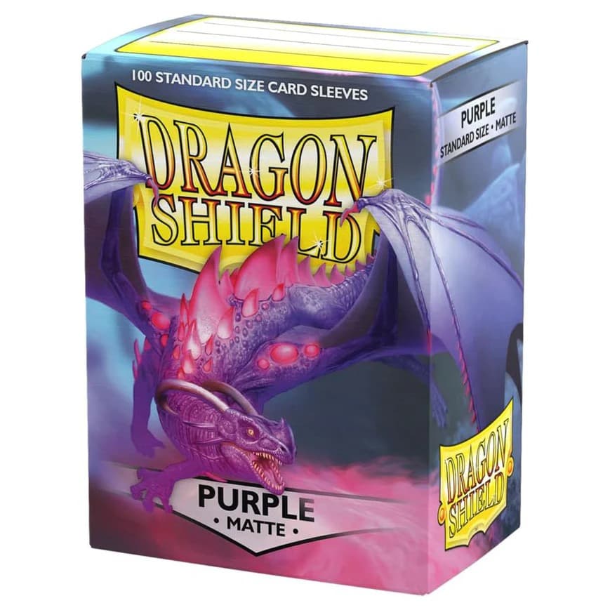 Dragon Shield Purple Matte Standard Size Card Sleeves