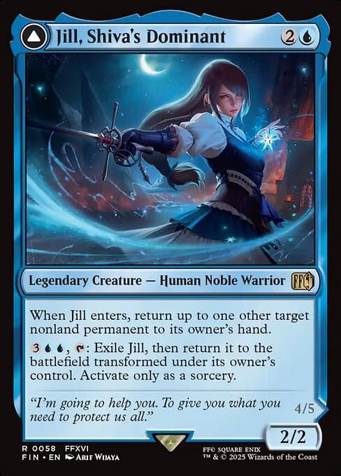 Jill, Shiva's Dominant // Shiva, Warden of Ice