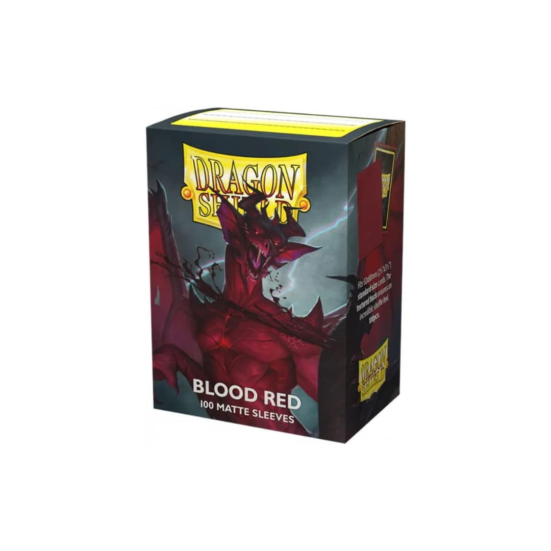 Dragon Shield: Blood Red - Matte Sleeves (100 ct)