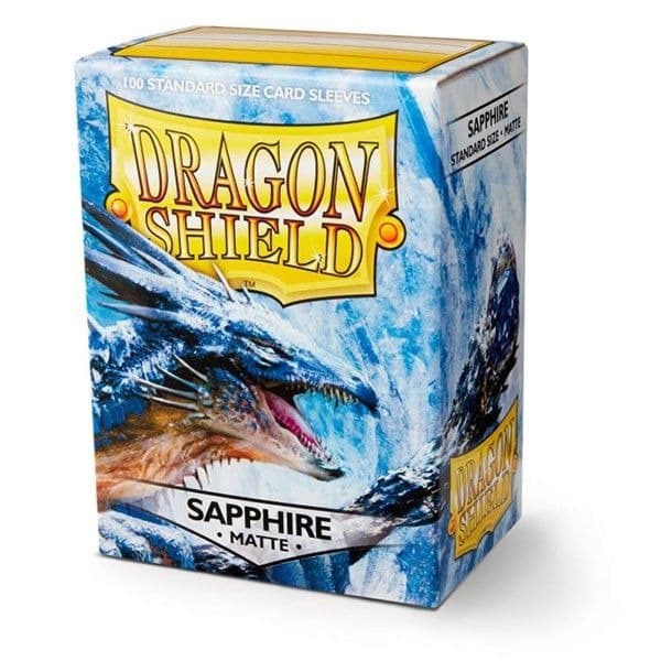 Dragon Shield: Sapphire - Matte Sleeves (100 ct)