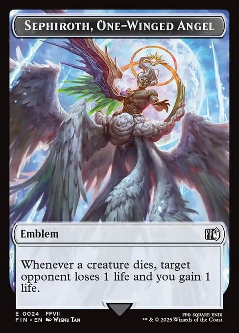 Sephiroth, One-Winged Angel Emblem