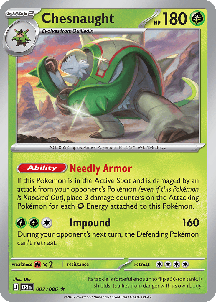 Chesnaught holo